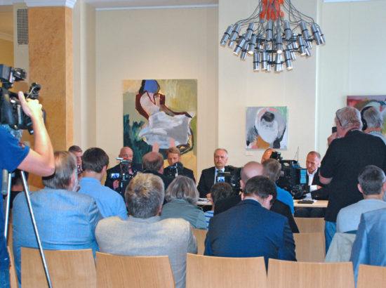 Tallinna Sadama uurimiskomisjoni pressikonverents